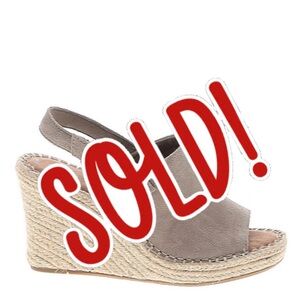 Toms Nude Suede Wedge 🏝️